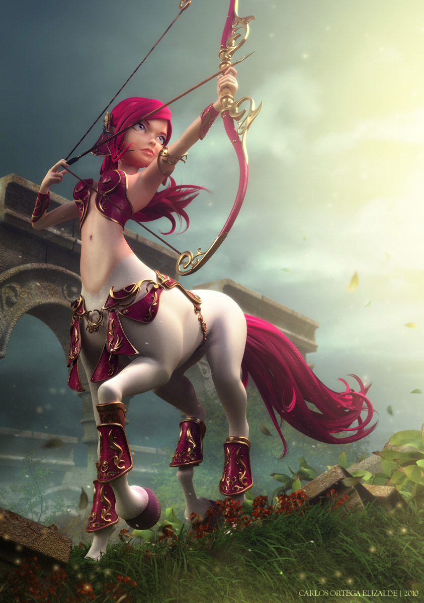 3D Pin-up character